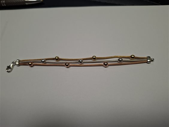 Pulsera Capricci e Gioielli Mujer in Plata CALZA 3FIL 3COL MARANA - CALZA 3FIL 3COL MARANA